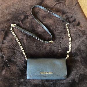 Michael Kors black crossbody bag